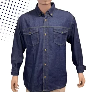 Camisa en jean industrial