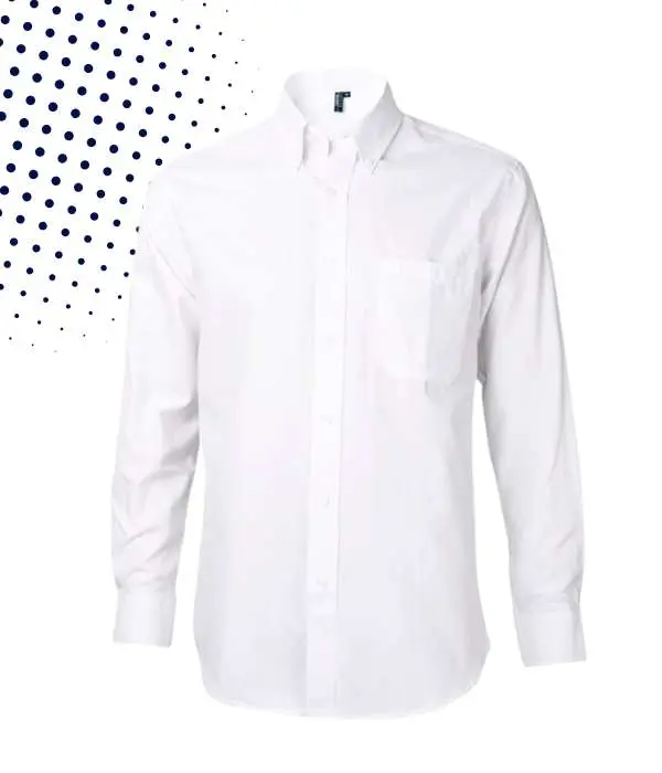 Camisa oxford blanca