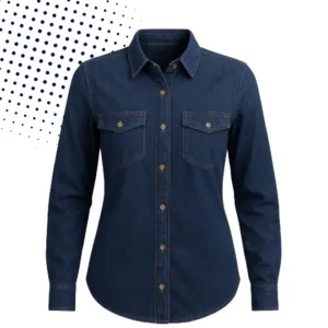 camisa en jean de dama