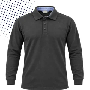 Camisa polo manga larga