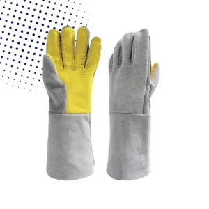Guantes de carnaza reforzados